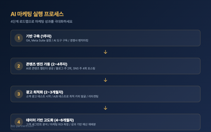 AI 마케팅 실행 프로세스