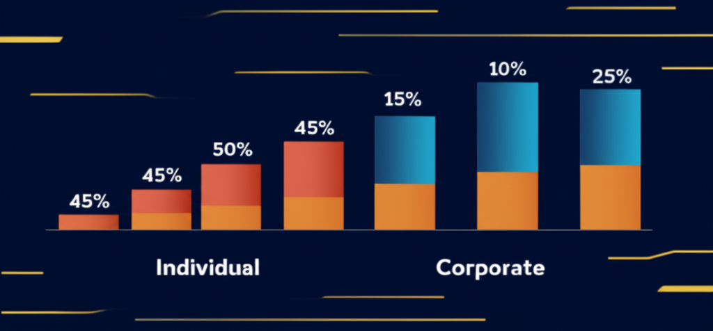 세율 비교 인포그래픽